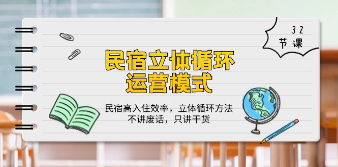 民宿高效循环运营秘籍 入住翻倍 立体策略全解析-九零创业网
