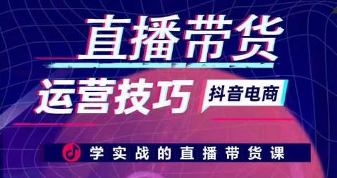 实战直播带货秘籍 高效运营技巧速成课