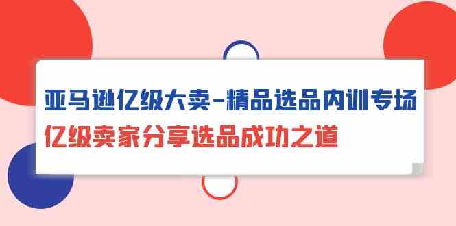 亿级卖家揭秘 亿级大卖精品选品秘诀-九零创业网
