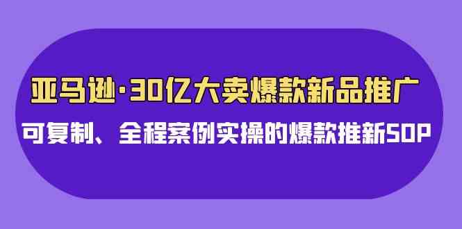 9944期亚马逊30亿爆款SOP 实操复制新爆款秘诀-九零创业网