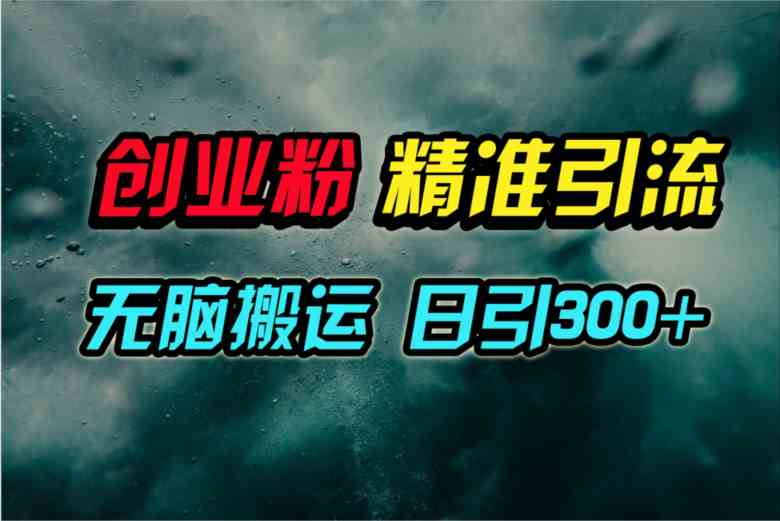 视频号搬运达人 轻松日吸300+创业粉丝秘诀
