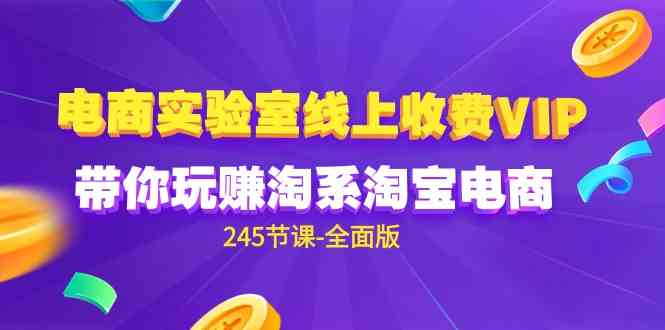 淘系电商VIP课程 245节全面攻略 玩赚淘宝新境界