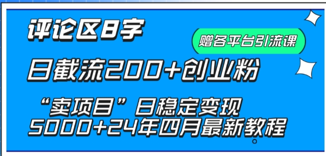 抖音8字吸粉200+ 日卖项目赚5000+ 创业变现新攻略-九零创业网