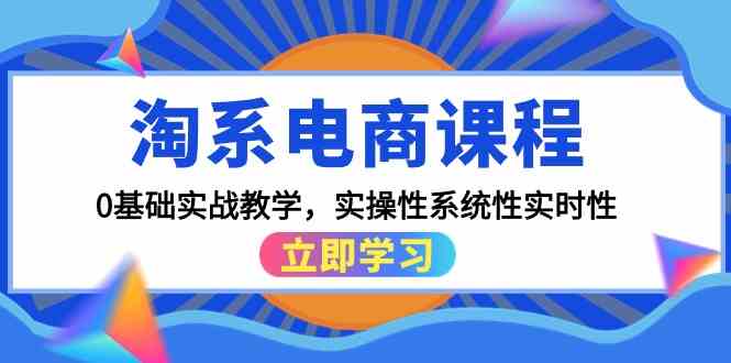 淘系电商实战入门 15课系统实操 实时更新学习-九零创业网