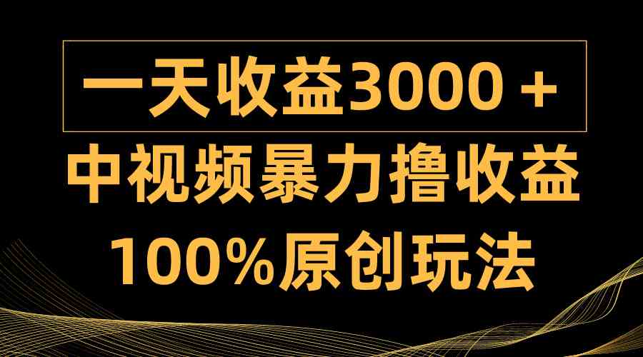9696期揭秘 轻松日赚3000+ 小白也能掌握视频暴力撸收益新技巧-九零创业网