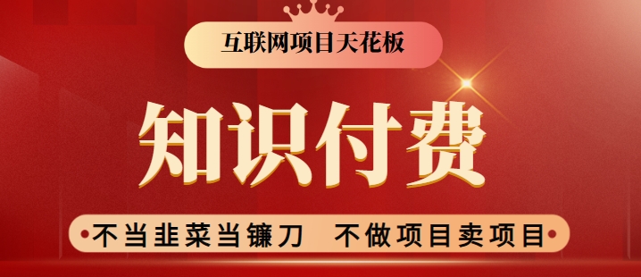 小白轻松闯天花板 知识付费月入10万 财富自由不是梦-九零创业网