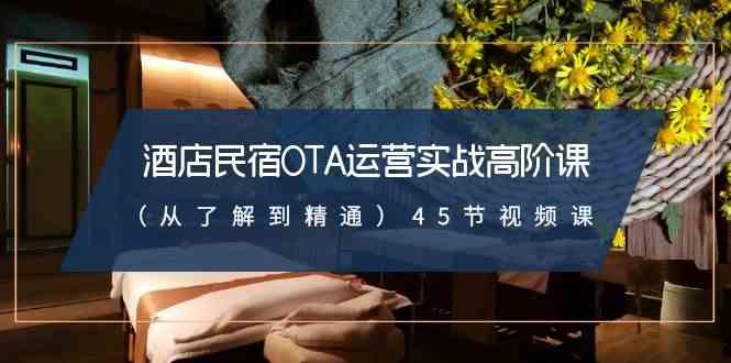 酒店民宿OTA运营高阶45课 精通实战技巧-九零创业网