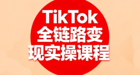 小杨老师带你玩转TikTok变现实操 全链路教学速成-九零创业网