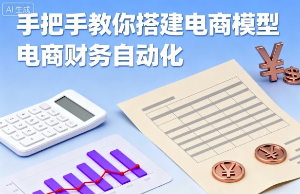 电商财务自动化搭建攻略 手把手打造高效电商模型-九零创业网