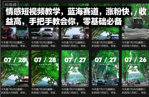 短视频情感教学 蓝海领域速涨粉 高收益攻略 新手必学-九零创业网