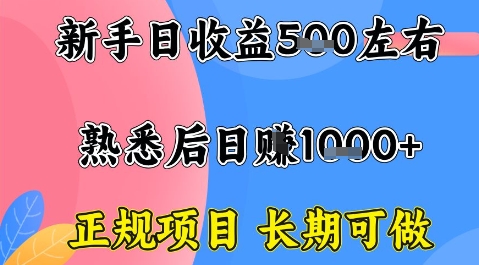 在家一台电脑 全年高收益项目 轻松日入千-九零创业网