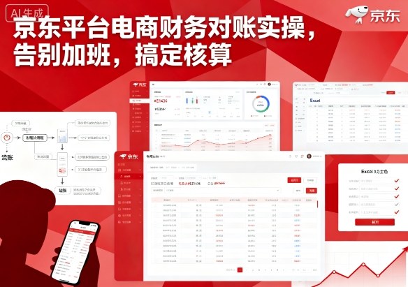 京东电商财务对账速效攻略 告别加班 核算无忧-九零创业网