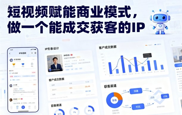 短视频打造成交王 IP获客新潮流-九零创业网