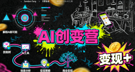 实战AI 从零到一 盈利全攻略课程-九零创业网