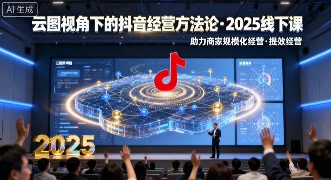 2025抖音云图经营课 赋能商家规模化高效经营策略-九零创业网