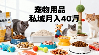 月入40万 宠物用品私域运营秘籍大揭秘-九零创业网