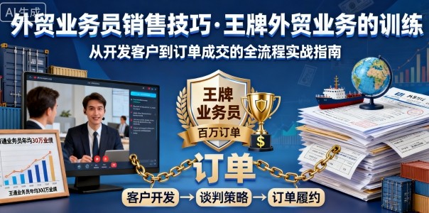 外贸业务精英销售技巧速成攻略