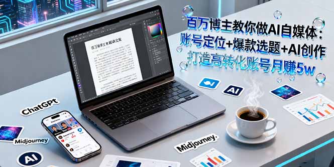 AI自媒体达人揭秘 月入5万 打造爆款账号攻略-九零创业网
