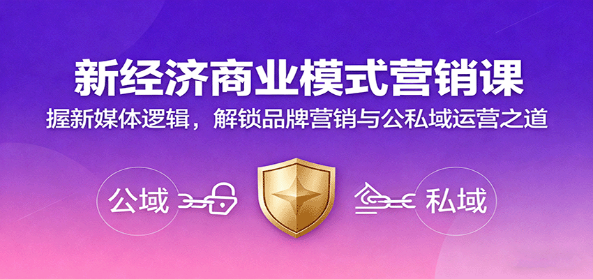新媒体营销解码 解锁品牌新经济运营秘籍-九零创业网