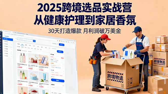 30天跨境爆款打造 家居香氛与健康护理 月入万美金的选品秘籍-九零创业网