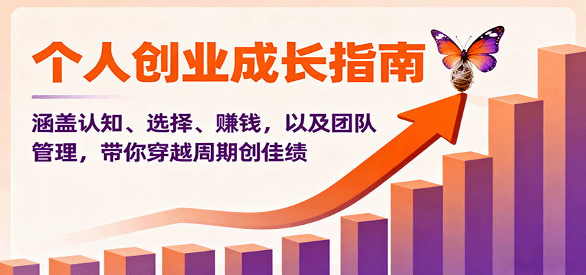 创业成长攻略 认知升级 选对方向 盈利有道 团队共赢-九零创业网