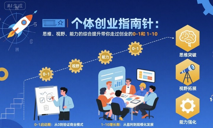 创业思维导航 从0到10 全方位能力提升指南-九零创业网