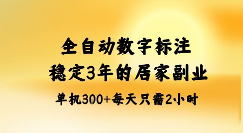 居家副业新机遇 全自动标注 年入3万 日赚3单 蓝海市场揭秘-九零创业网