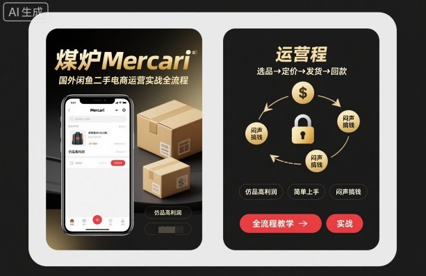 仿品高利煤炉闲鱼 闷声发家实战攻略-九零创业网