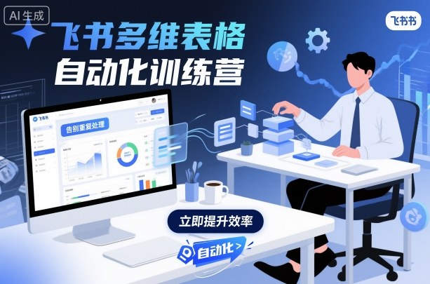 飞书多维表格训练营 告别重复 高效办公新篇章-九零创业网