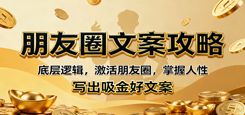 朋友圈文案制胜术 激活人性 吸金文案秘籍-九零创业网
