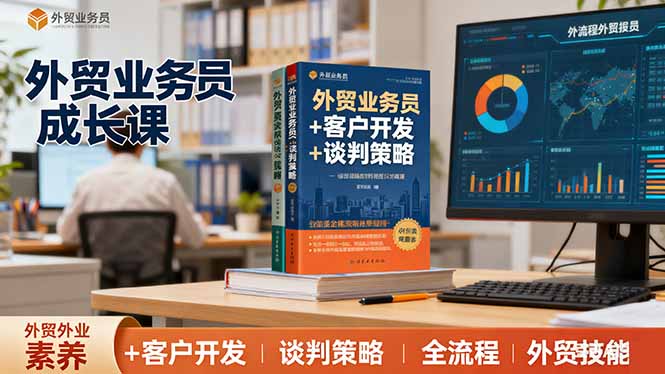 外贸业务精英养成记 素养+开发+谈判 全流程技能精通-九零创业网