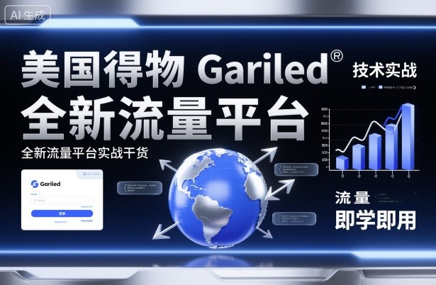 Gariled技术实战解析 流量平台实战技巧速成-九零创业网