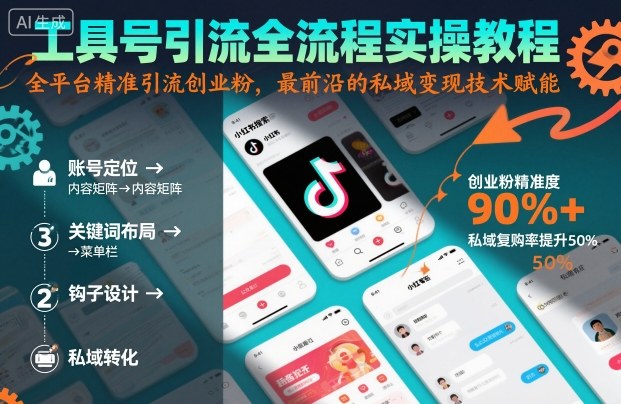 私域引流秘籍 全平台创业粉精准吸粉术-九零创业网