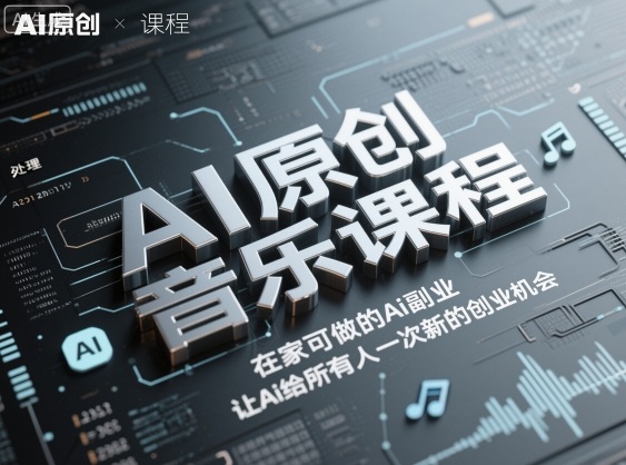 AI音乐课程 开启居家AI音乐创业新篇章-九零创业网