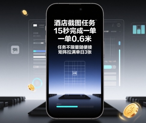 酒店截图高效任务 15秒/单 不限量接 日赚3米 揭秘高效赚钱法-九零创业网