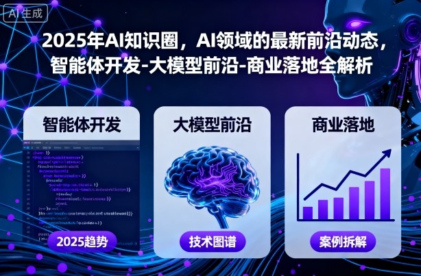 2025 AI前沿 大模型驱动 智能体创新与商业应用解析-九零创业网