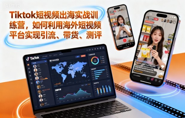 TikTok实战营 海外短视频引流带货秘籍大公开