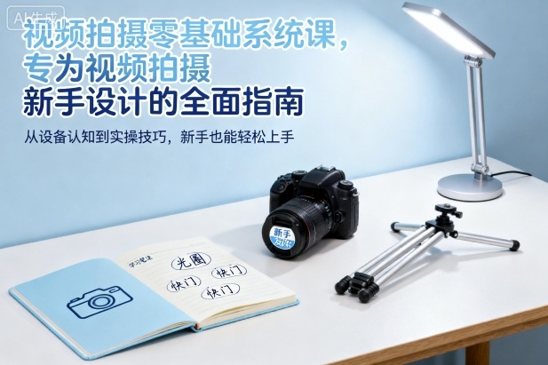 视频拍摄新手入门宝典 零基础系统课