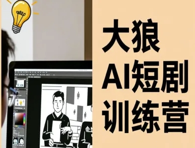大狼AI短剧营 短剧课程 实战提升 持续更新中