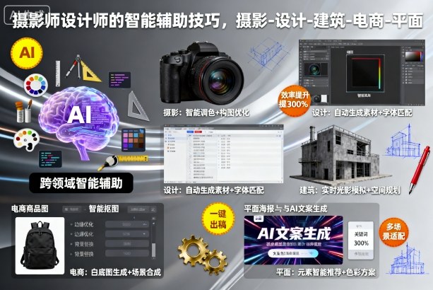 摄影师设计师的智能助手 摄影 设计 建筑 电商 平面全方位提升-九零创业网