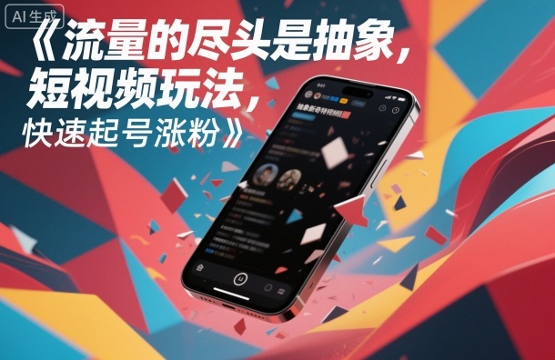 抽象短视频新潮流 创意玩法助你快速涨粉-九零创业网