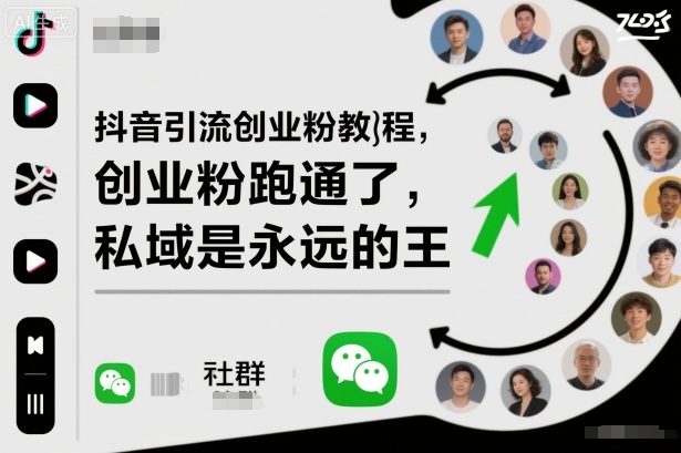 抖音创业粉引流成功 私域流量为王道-九零创业网