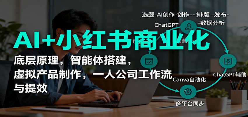 AI赋能小红书 一人公司高效商业化新纪元-九零创业网