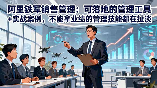 阿里铁军实战 落地工具+业绩驱动管理秘诀-九零创业网