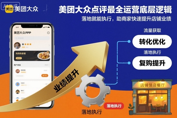 美团点评运营秘诀 一招提升商家业绩翻倍-九零创业网