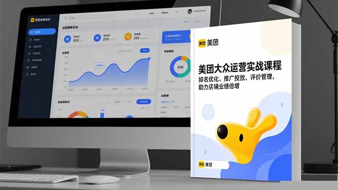 美团实战课程 排名 推广 评价三管齐下 店铺业绩翻倍攻略-九零创业网