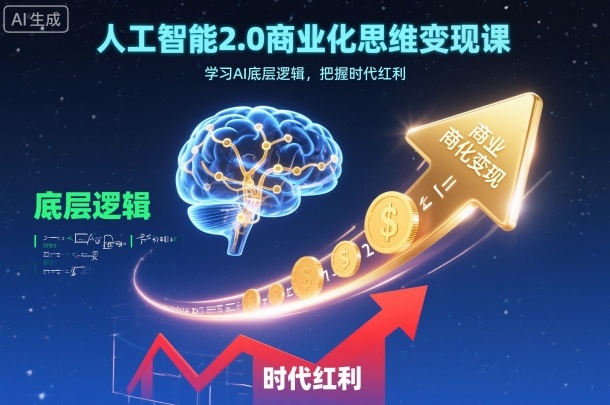AI底层逻辑解码 商业变现新思维 把握时代红利-九零创业网