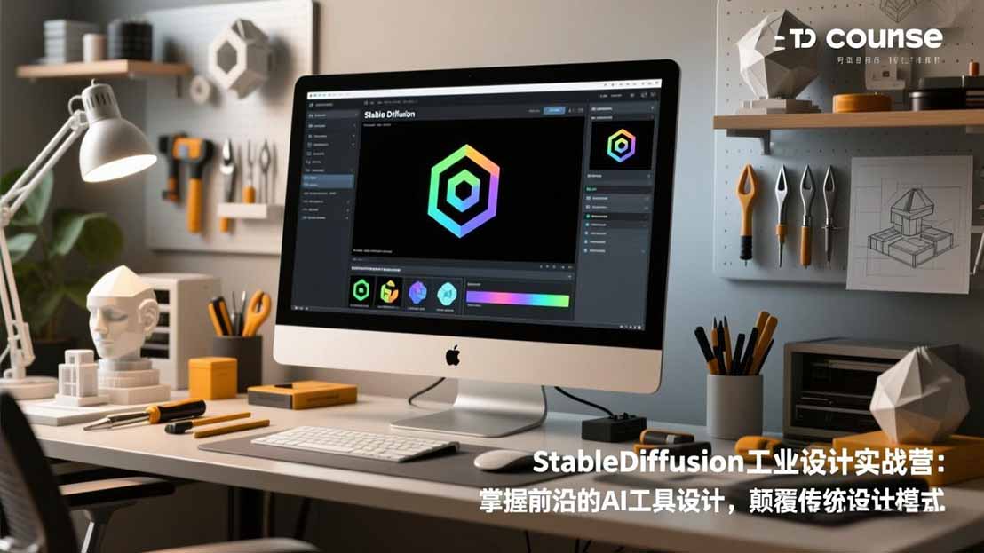 AI赋能设计革新 StableDiffusion实战营颠覆传统设计模式-九零创业网