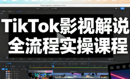 凌帧TikTok影视解说全攻略 实操步骤大揭秘-九零创业网