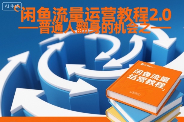 闲鱼流量运营2.0 翻身捷径 普通人新机遇-九零创业网